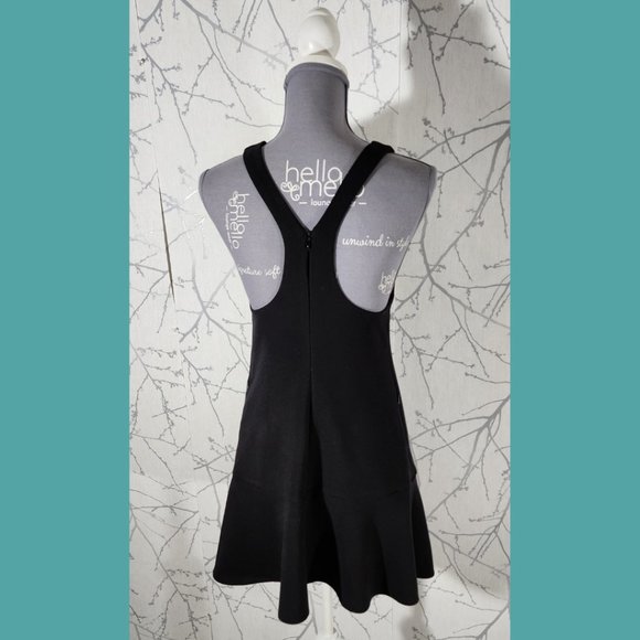 Wilfred Black Racerback Peplum Quatrain Dress - Picture 4 of 5